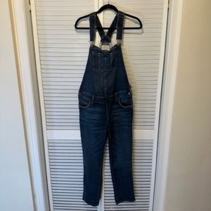 Hatch x Current Elliot Maternity Denim Overalls Size 0-2